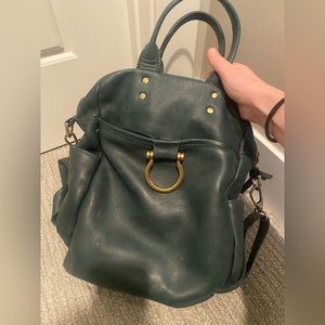 Sapahn hunter green Rodica convertible backpack/bag! Good condition!